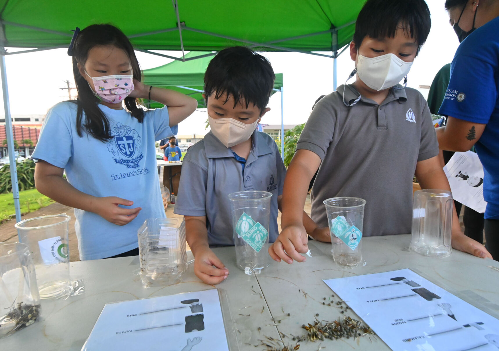 Kids learn lessons at community garden